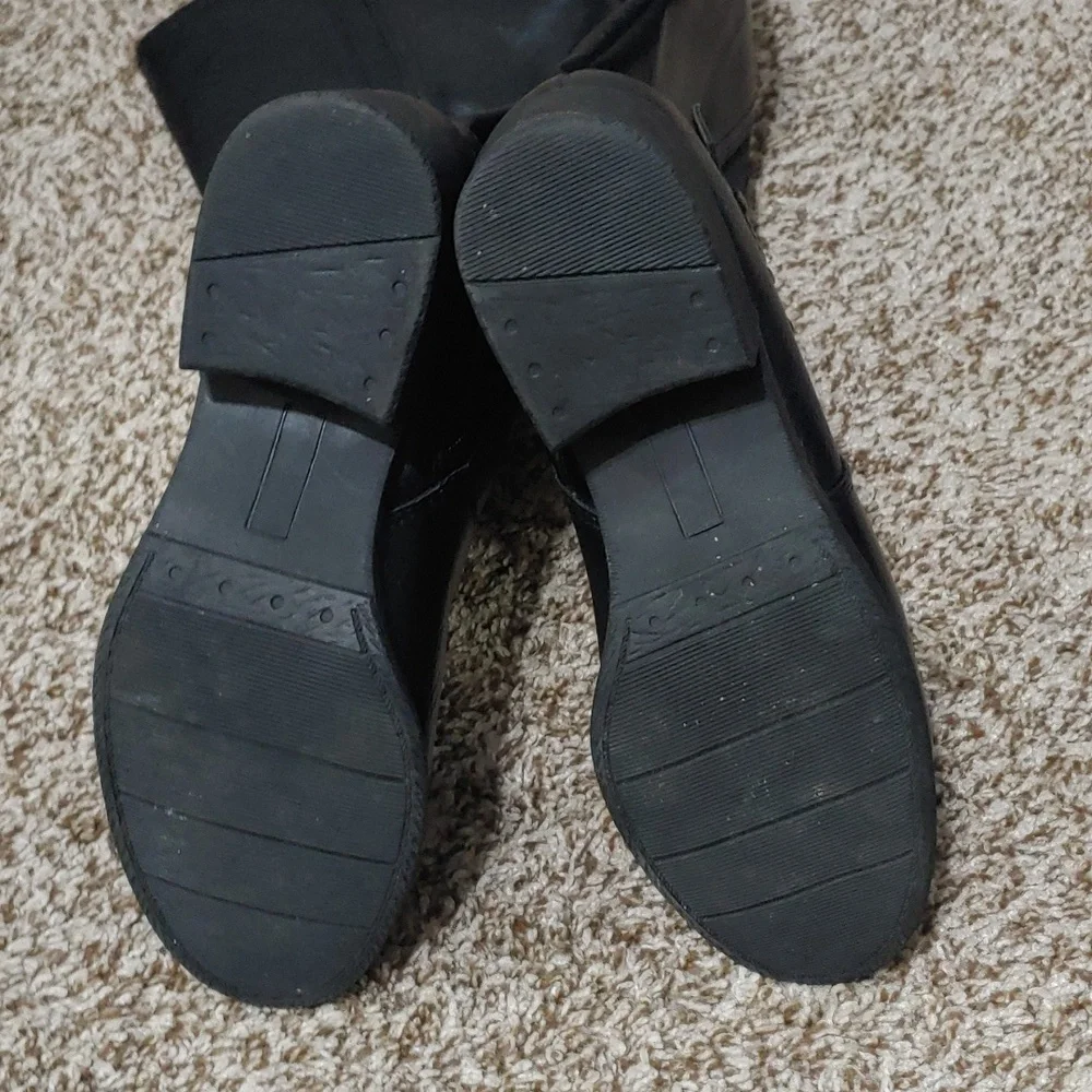 Croft And Barrow Women's Tall Black Boots Size 6.5